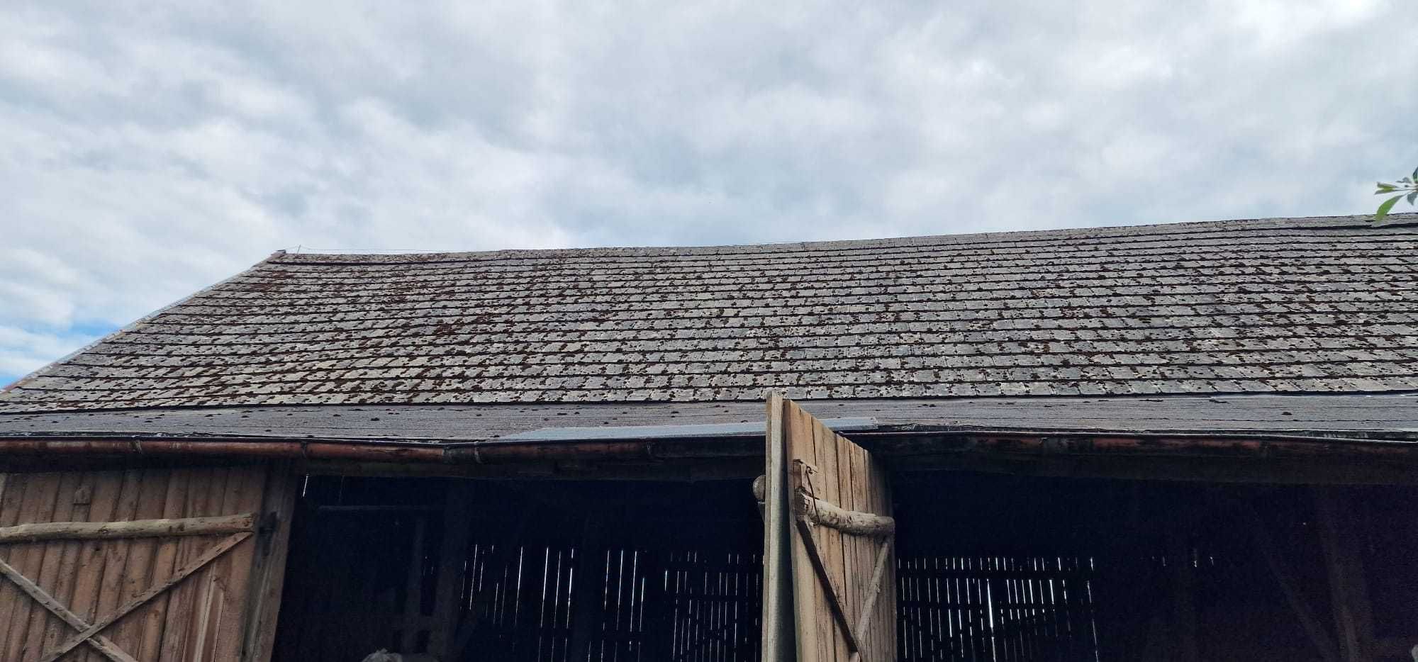 Dachówka betonowa / cementowa z rozbiórki stodoły / obory