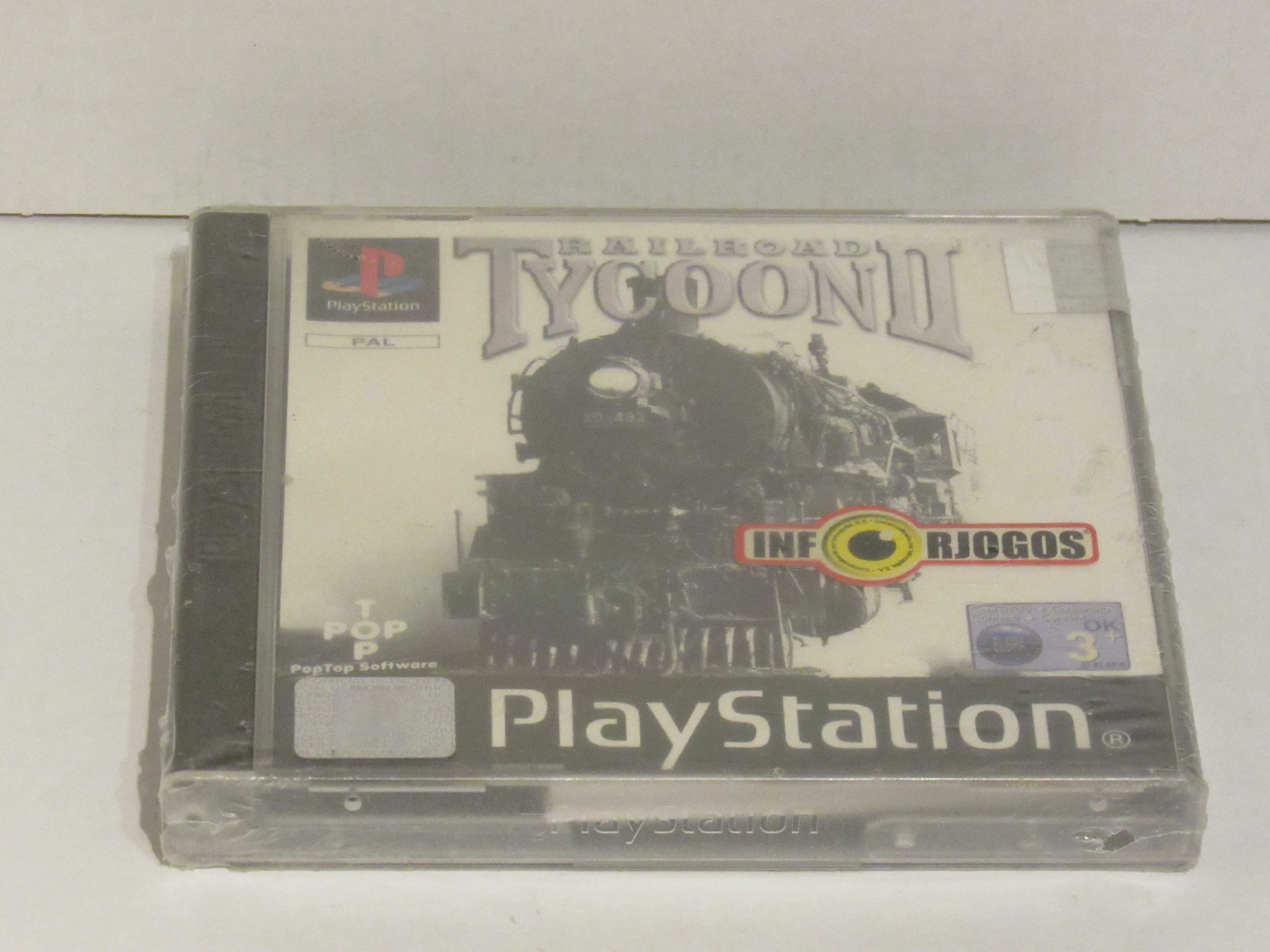 Jogo Playstation PS1 PSX PSOne Railroad Tycoon II novo selado