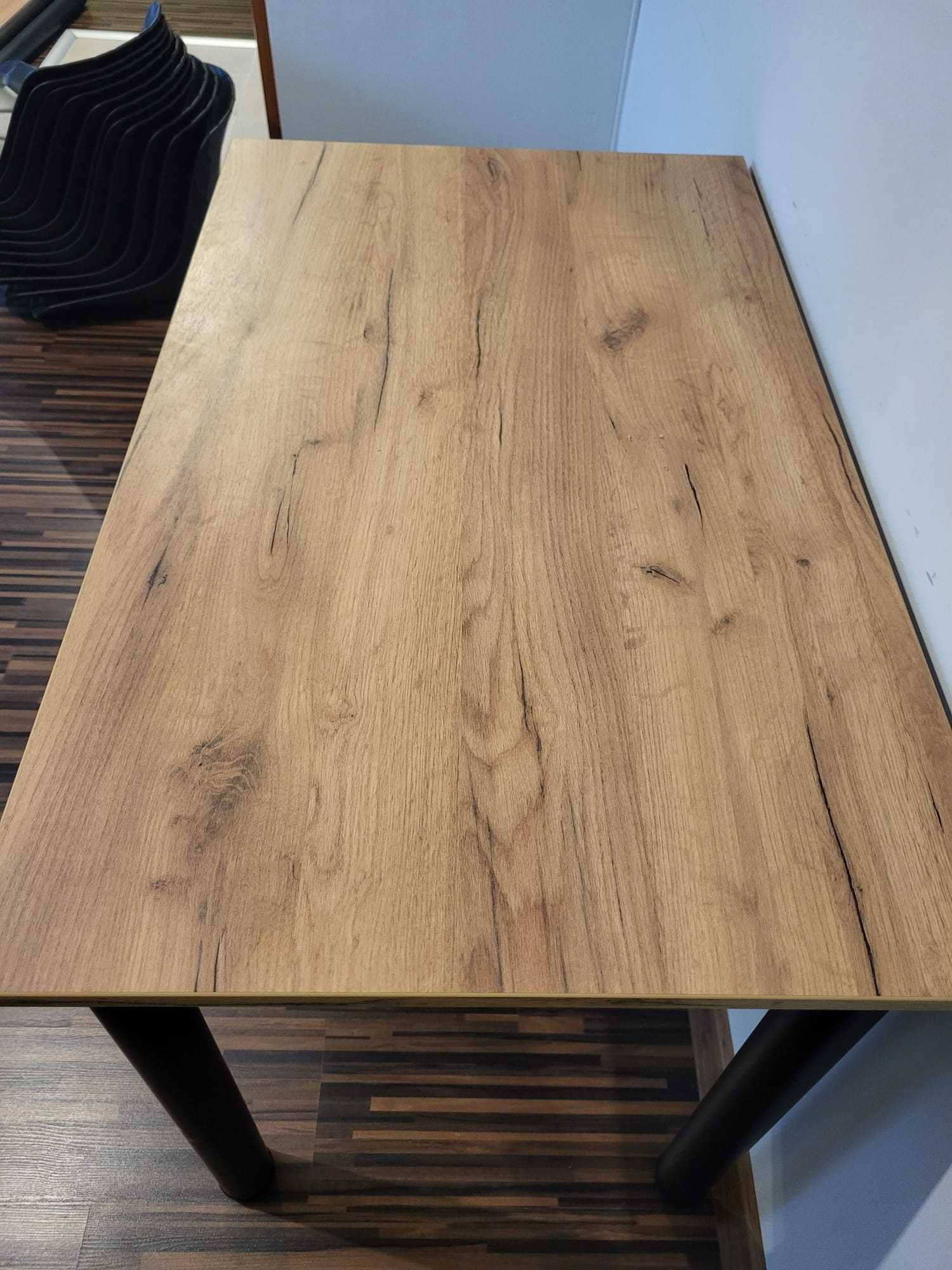 Stoły 5 szt Craft Złoty Beton 100x60 wys.73 cm