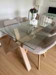 Mesa de vidro 150x90