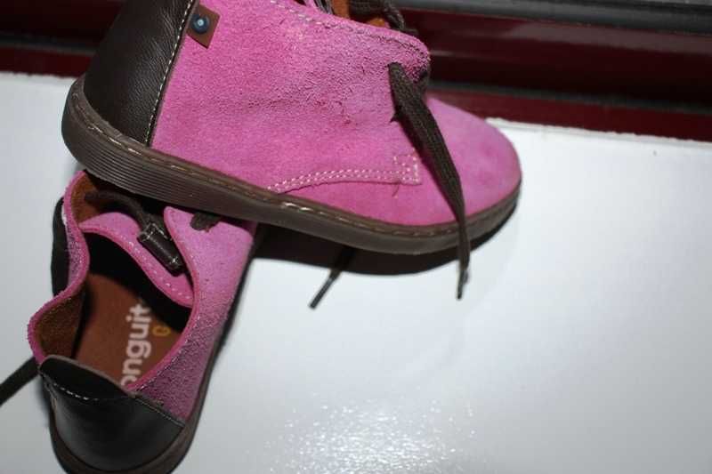 Botas cor de rosa em pele CONGUITOS tamanho 26