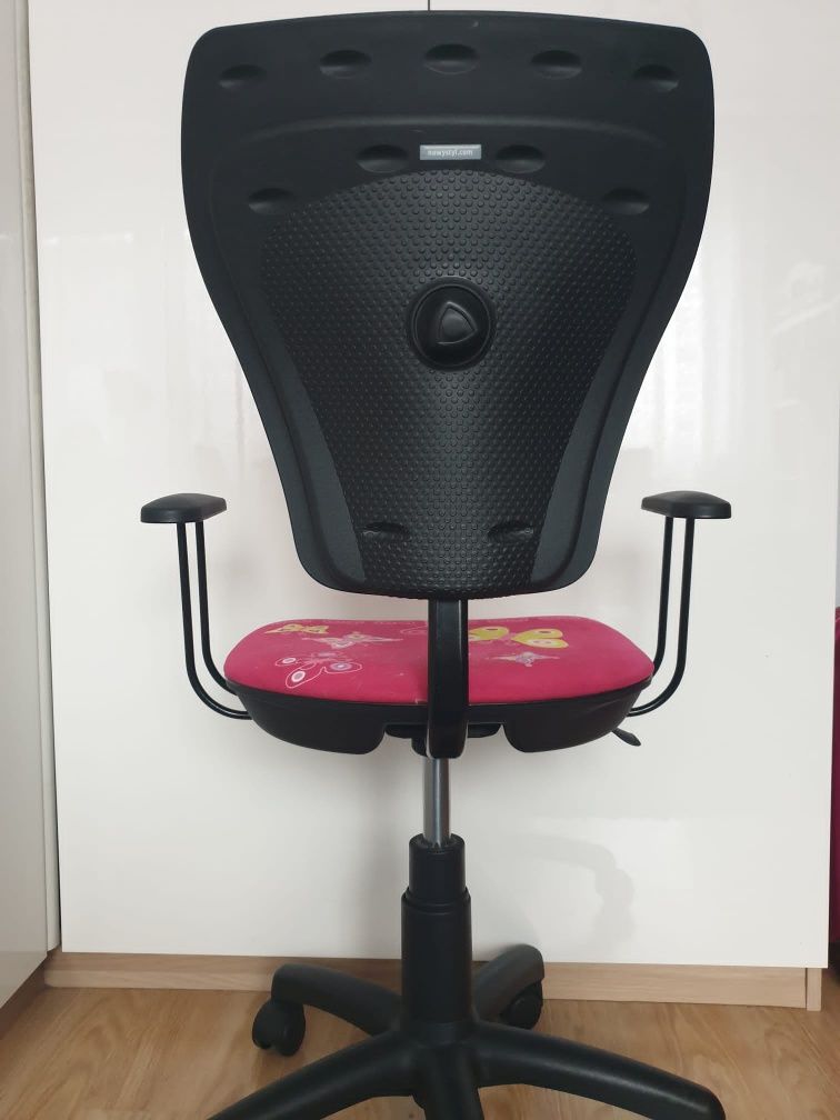 Fotel biurowy/Krzesło biurowe dla dziecka Motyle