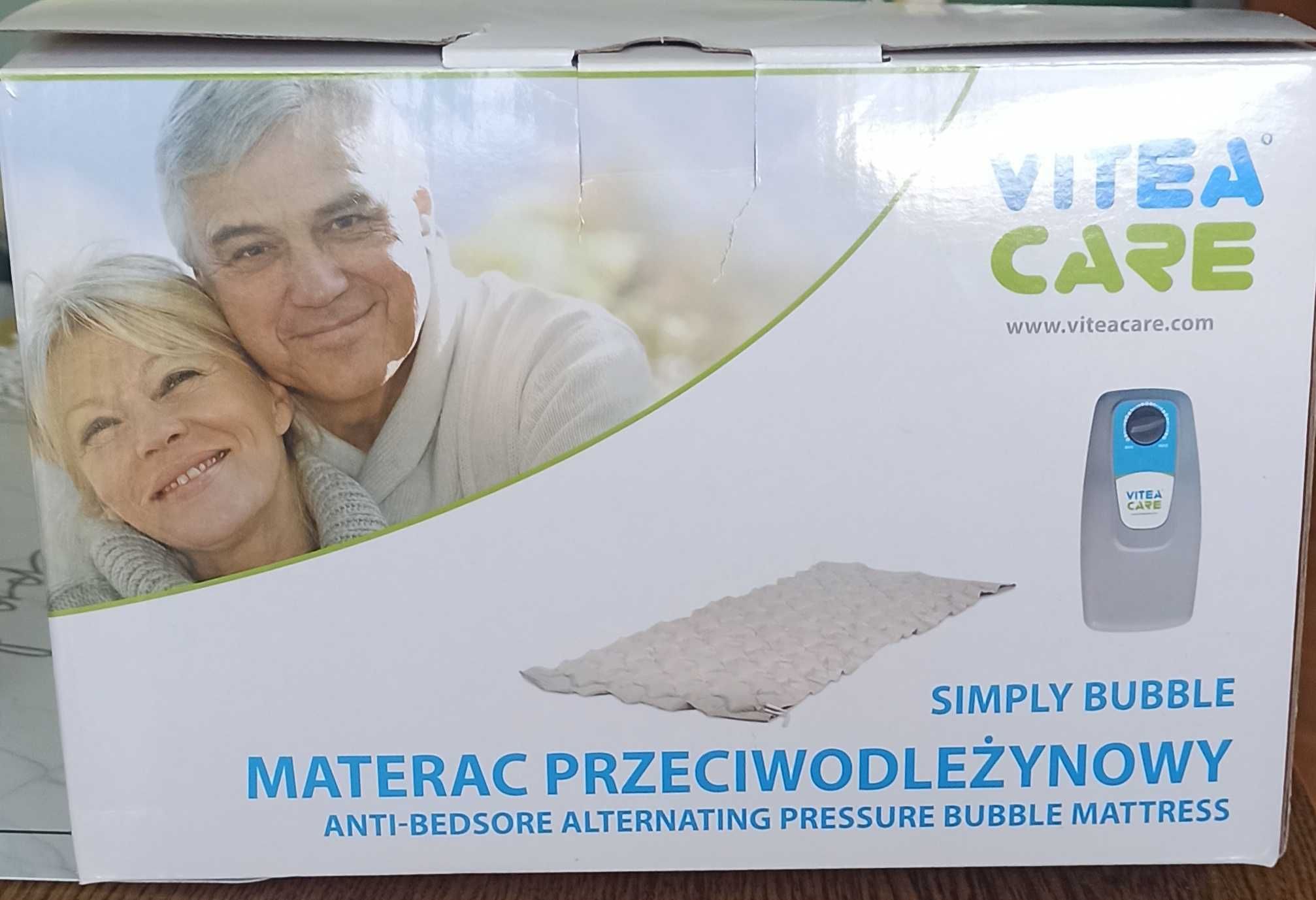 Sprzedam materac przeciwodleżynowy bąbelkowy VITEA CARE z pompą