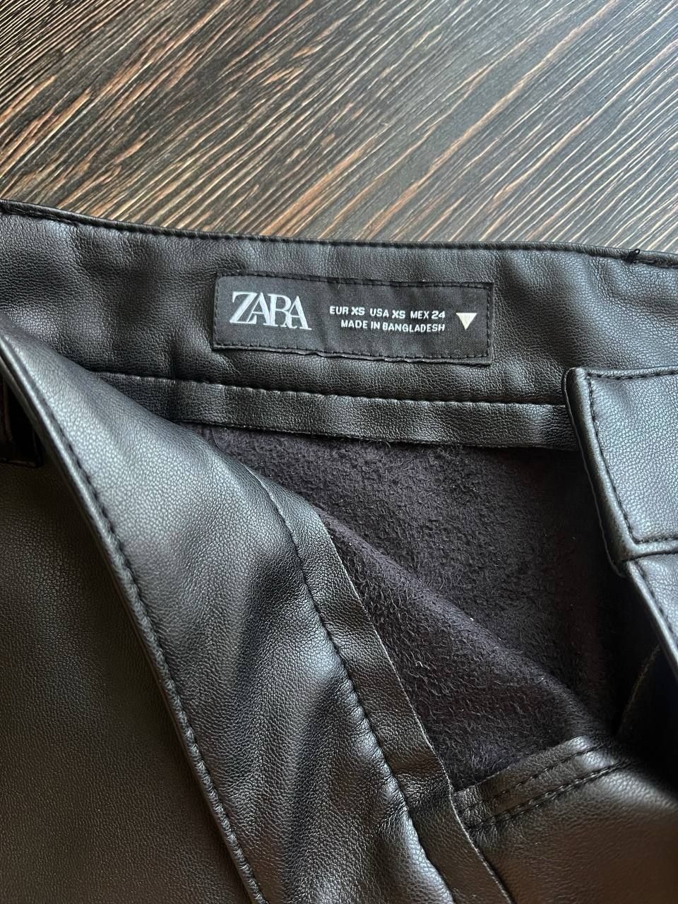 шкіряні шорти 285грн Zara s-m