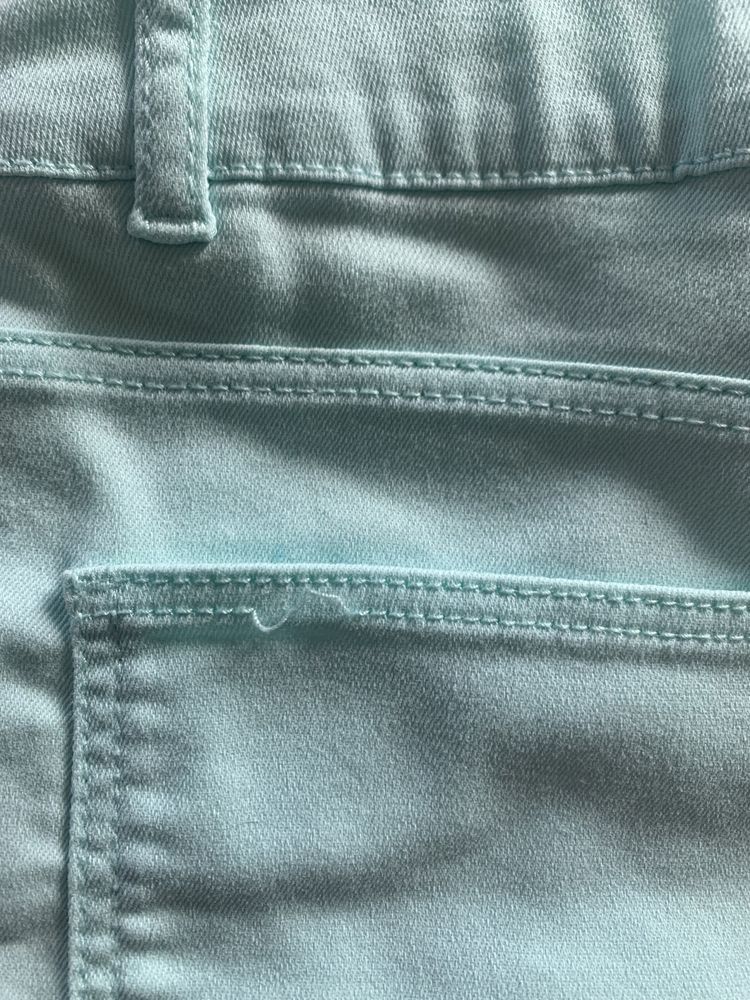 Spodenki krótkie szorty kolor miętowy H&M
