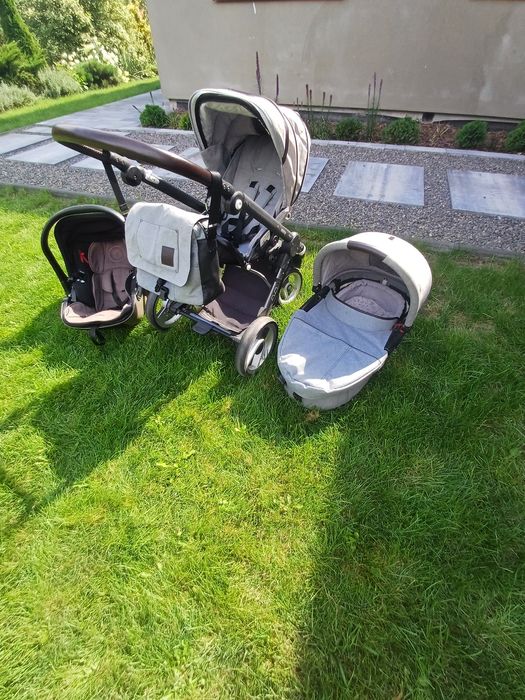 Zestaw Mutsy Evo + fotelik Kiddy izofix + gondola i spacerówka