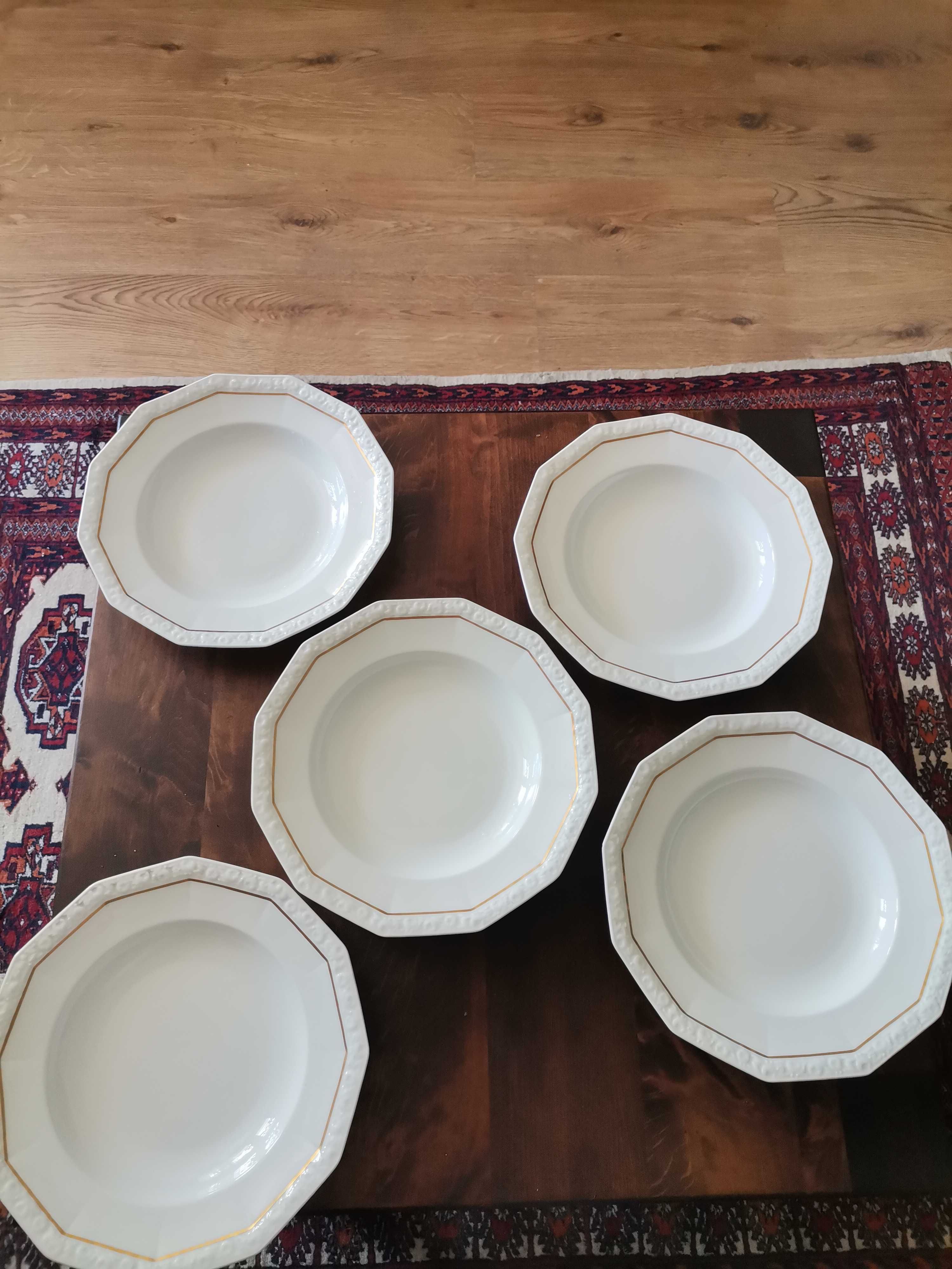 Rosenthal Maria Goldline przedwojenne 5 talerzy głębokie 1929