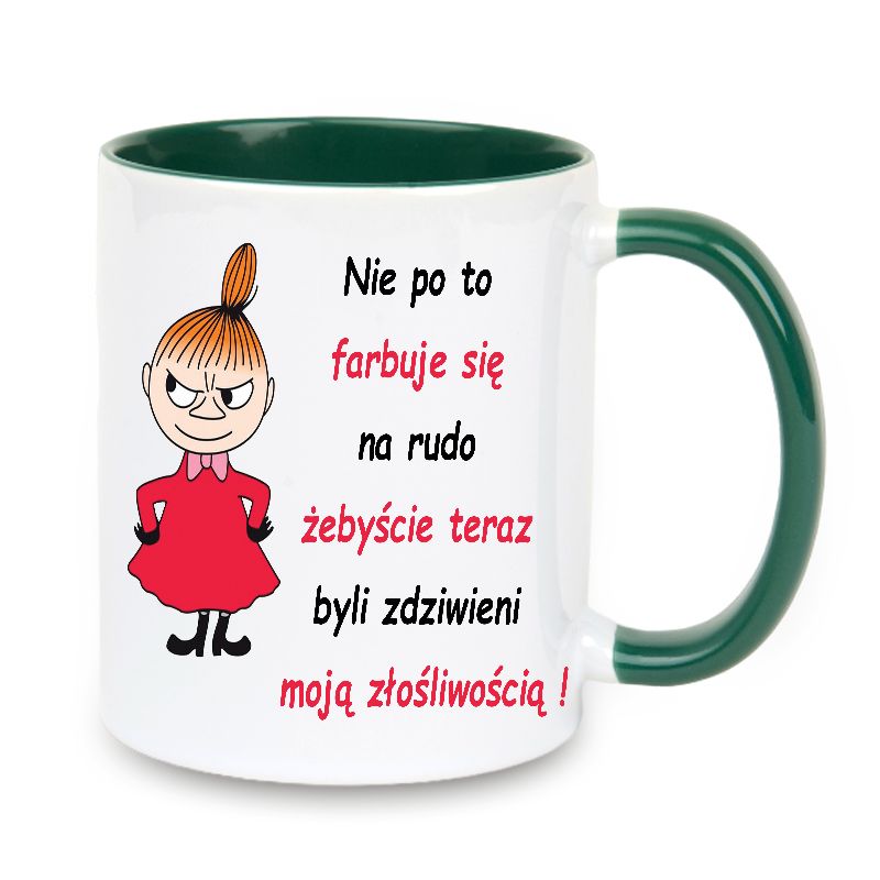 Kubek z nadrukiem Mała Mi, Muminki, Śmieszne, BCZ-MI-075