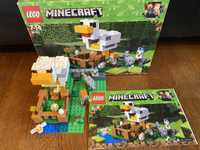 Lego minecraft kurnik 21140 kompletny