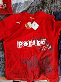 Nowa koszulka puma Polska 176 euro czerwona piłka nożna sport