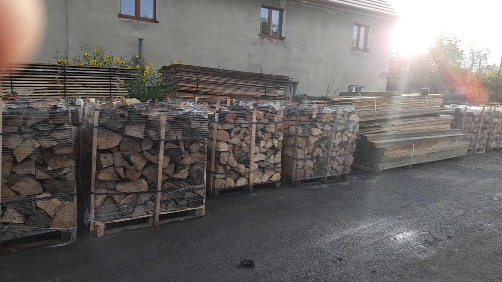 drewno kominkowe dębowe TANIO-  do wyczerpania zapasu