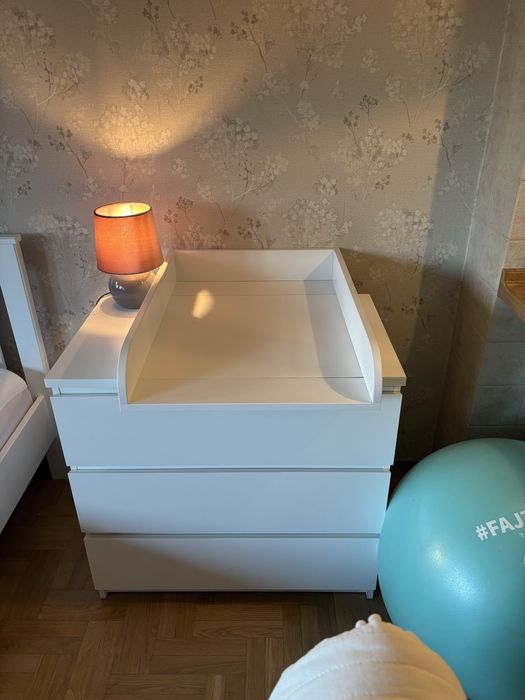 Naklładka na komodę Malm przewijak zaokraglone boki