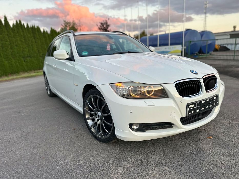 BMW Seria 3 Bmw e91 e90 320i 170 km, xenon, biały, panorama,