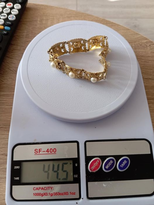 Złota 585 próba bransoletka