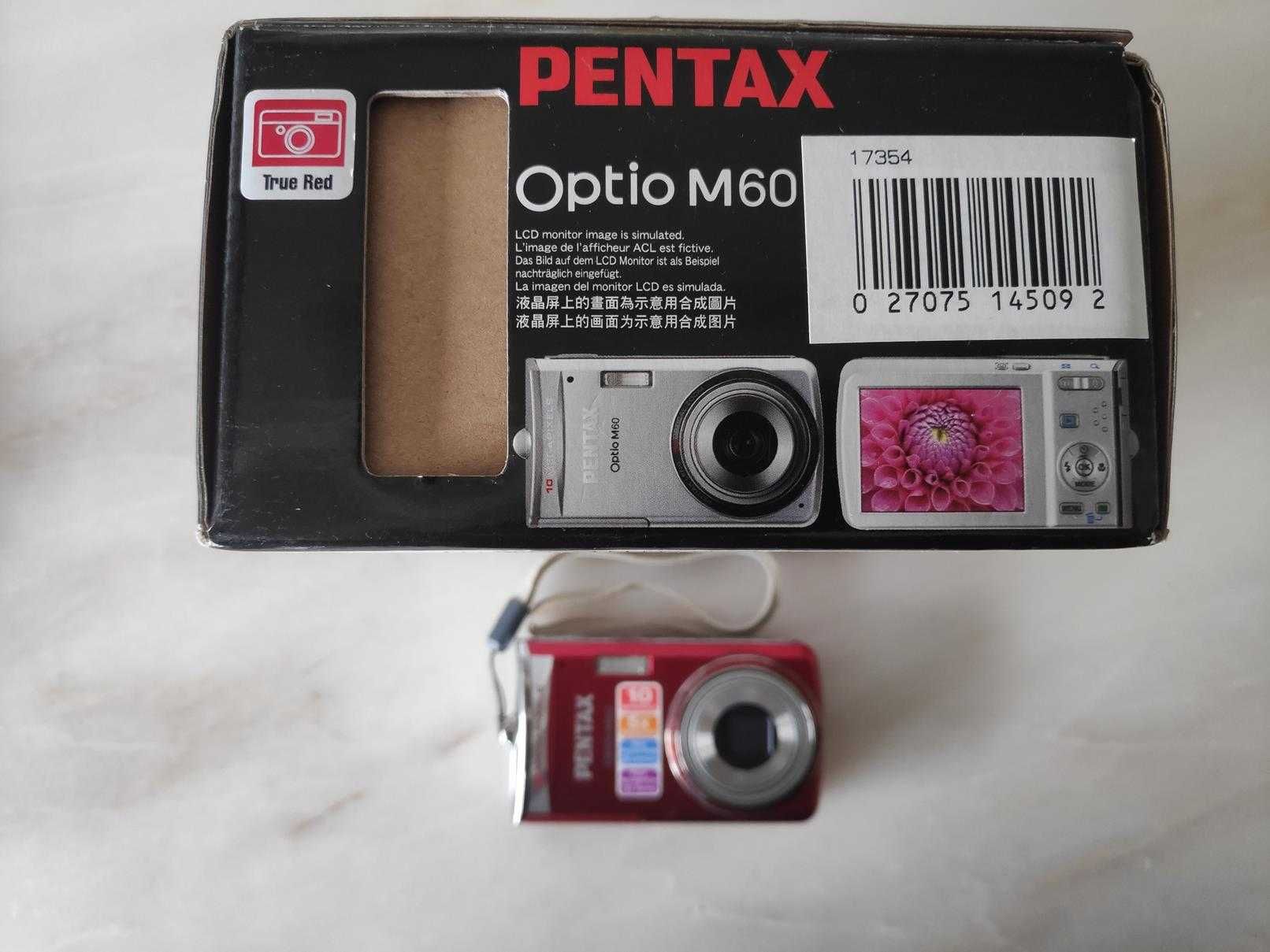 Máquina fotográfica Pentax Optio M60 10MP True Red