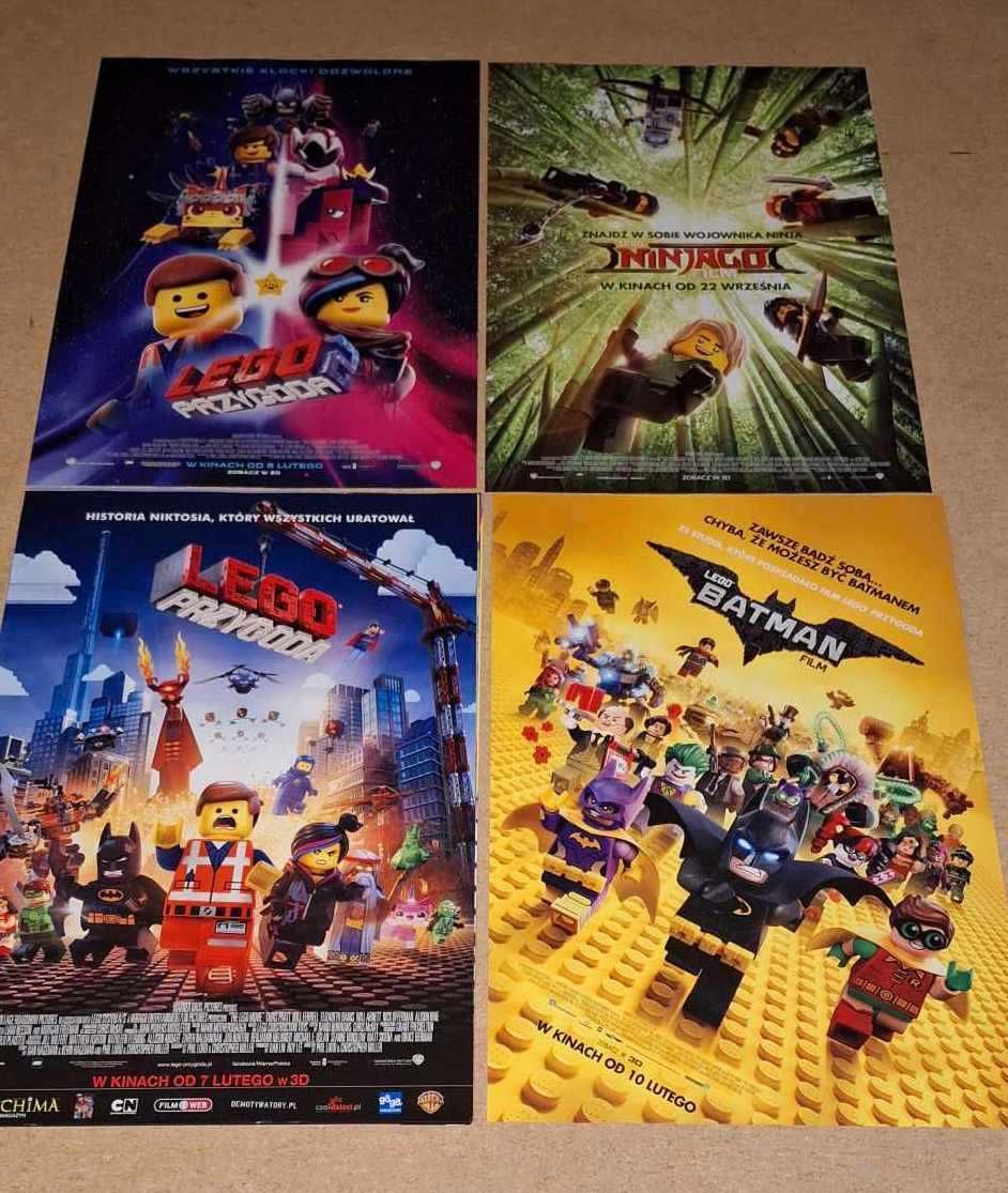 LEGO oryginalne plakaty kinowe - komplet
