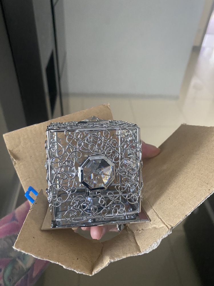 Halogen Oczko 3 szt nowe krysztal srebro