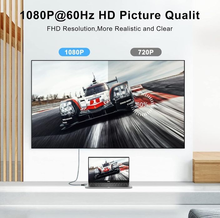 Kabel HDMI do VGA Twozoh o długości 1m