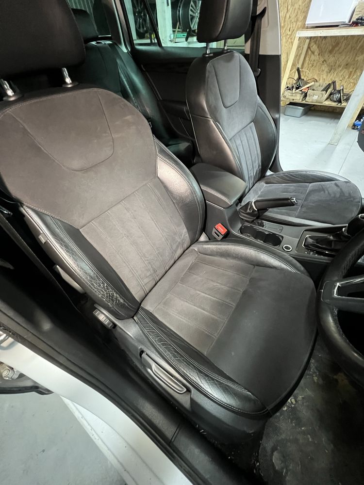Салон Октавія А7 A7 Octavia шкіра алькантара