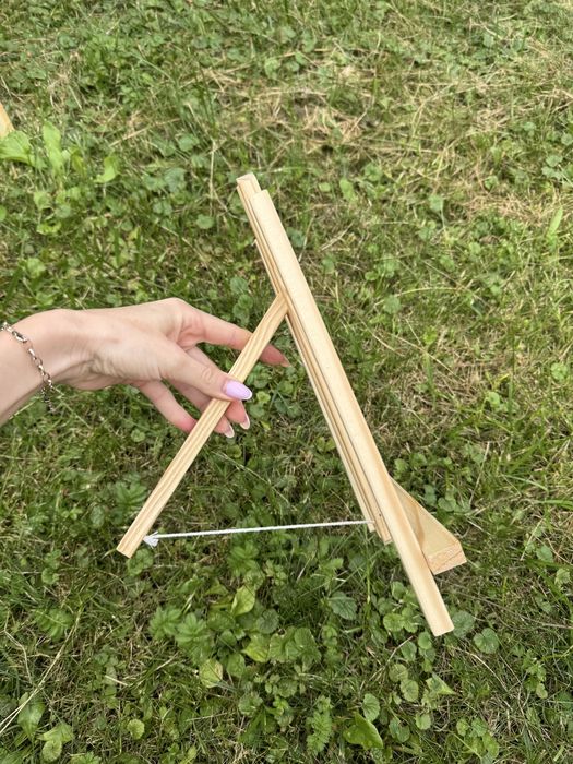 Sztaluga drewniana Trójnożna 30 cm