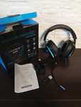 Słuchawki gamingowe captain 300 2,4ghz bezprzewodowe bluetooth led