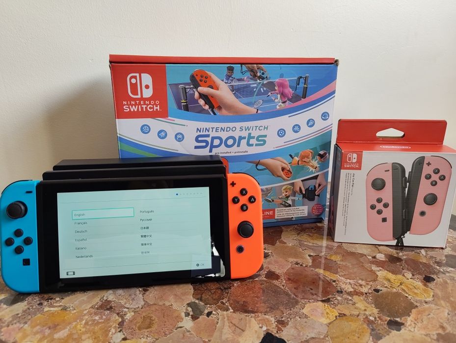 Nintendo Switch Sports Edition + Joy-Cons extra – Como Nova