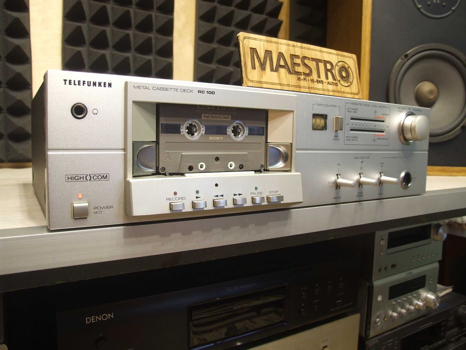Касетна дека Telefunken RC 100. Без передплати