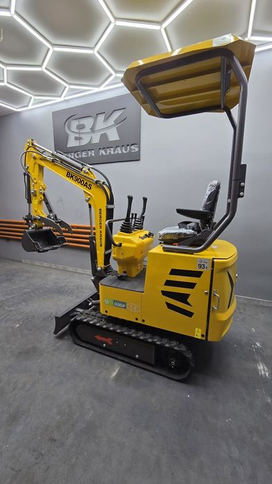 Nowa tania minikoparka BK900AS do firmy gospodarstwa Gwarancja Serwis