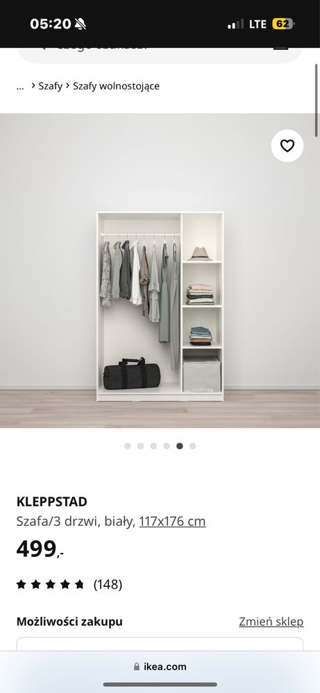 Szafa ikea polecam