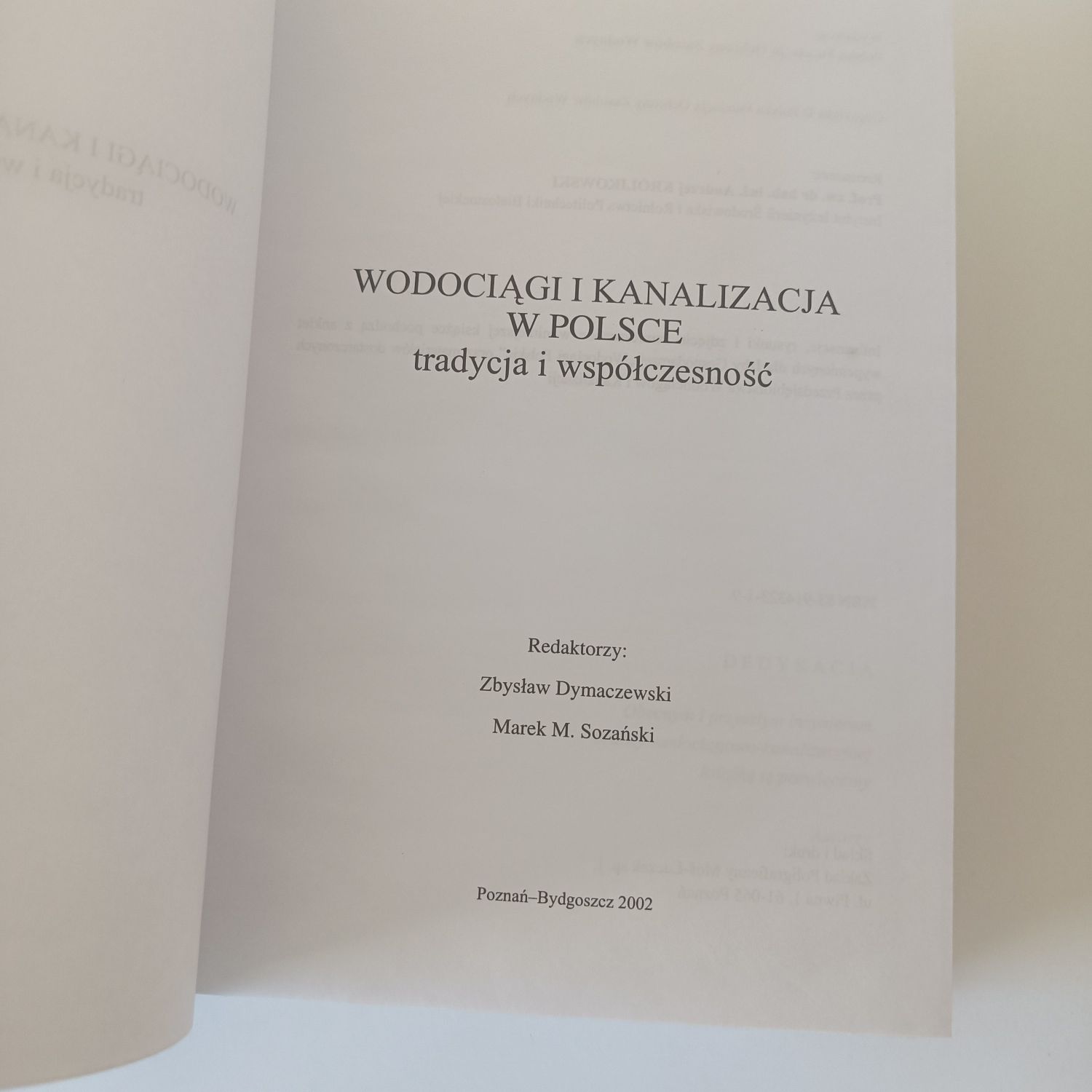 Wodociągi i kanalizacja w Polsce Sozański