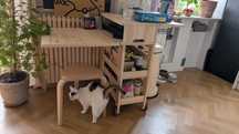 Wyspa blat kuchenny RESARO IKEA drewno sosna