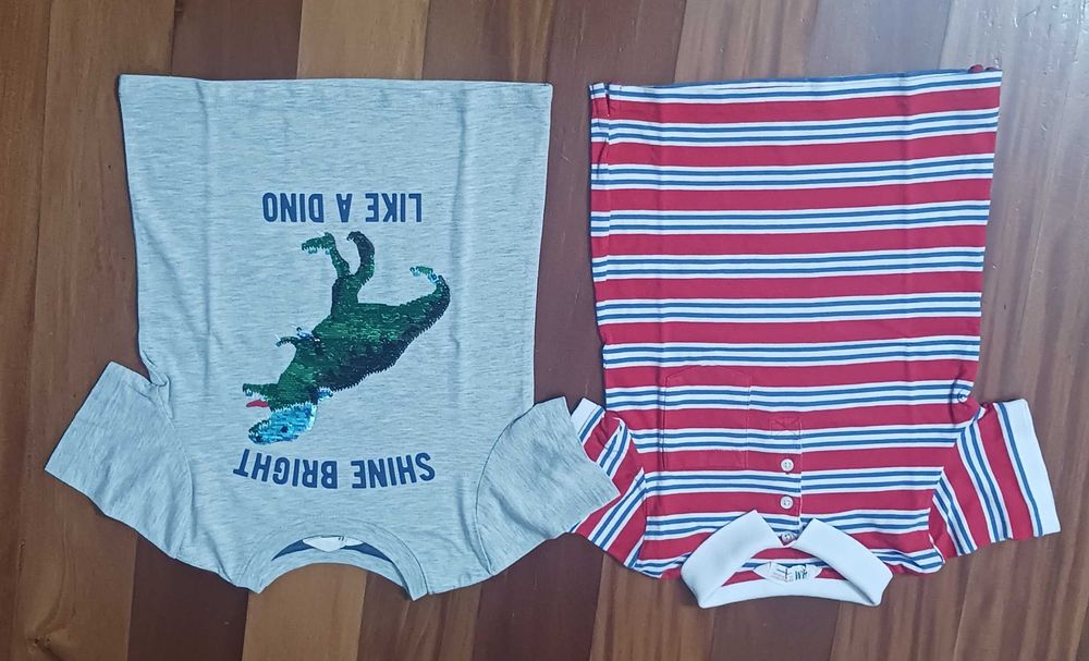 Conjunto de 6 t-shirts e 2 polos para criança - 6 anos