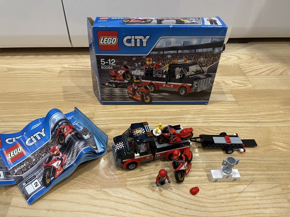 Lego city transporter motocykli 60084