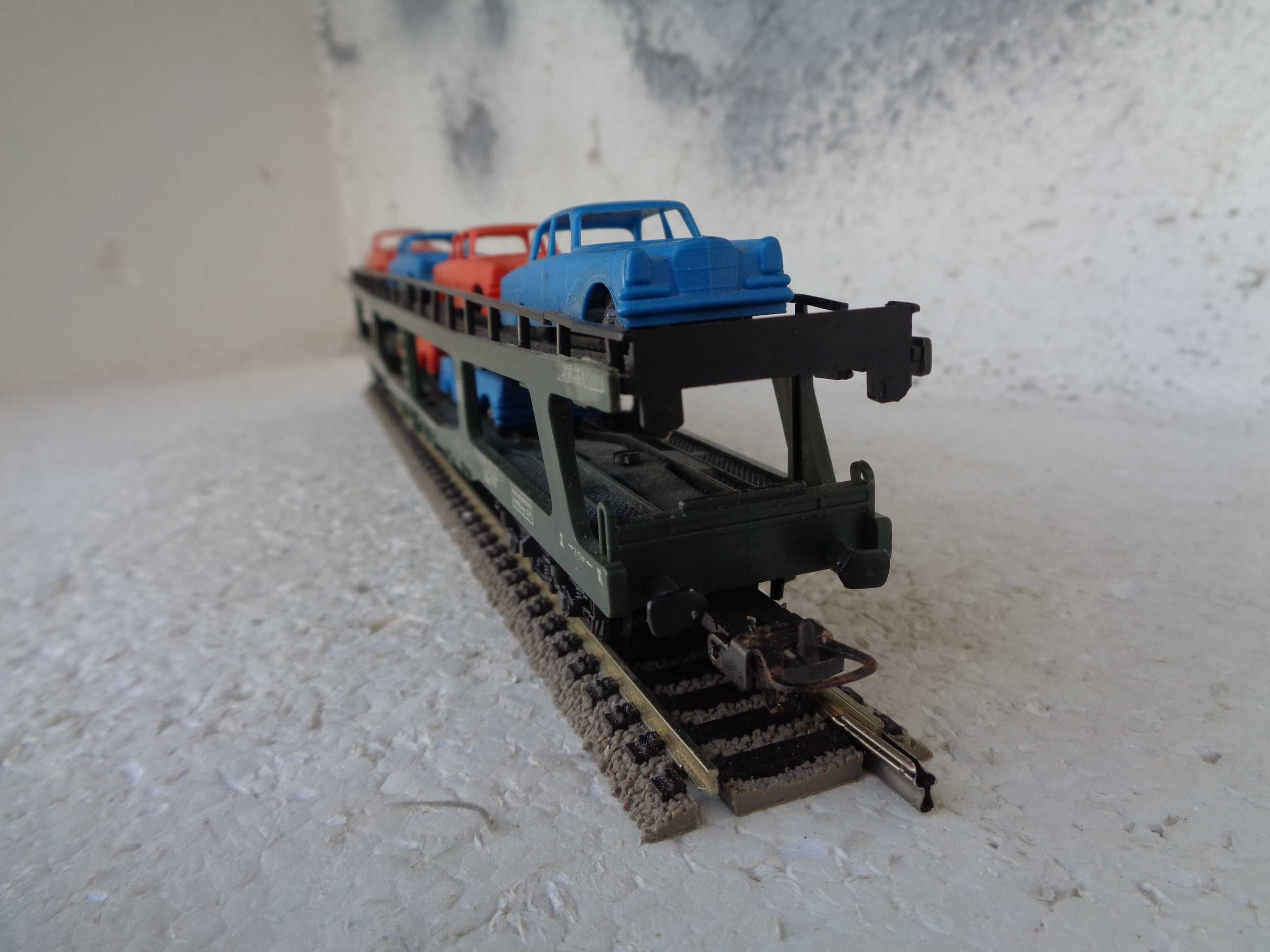 1:87 LIMA Vagão porta automoveis da DB comboio com carros