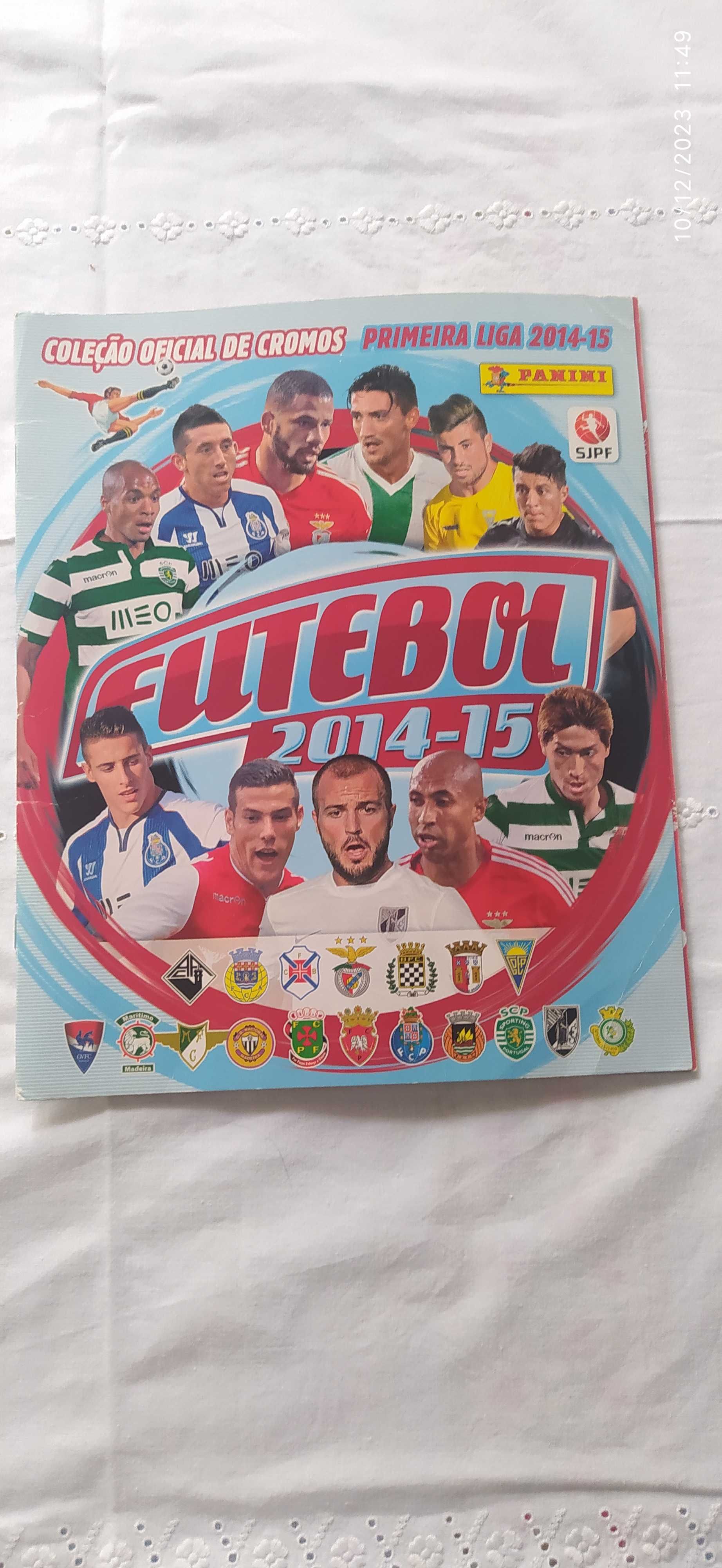 Caderneta Panini INCOMPLETA Futebol Primeira Liga 2014-15