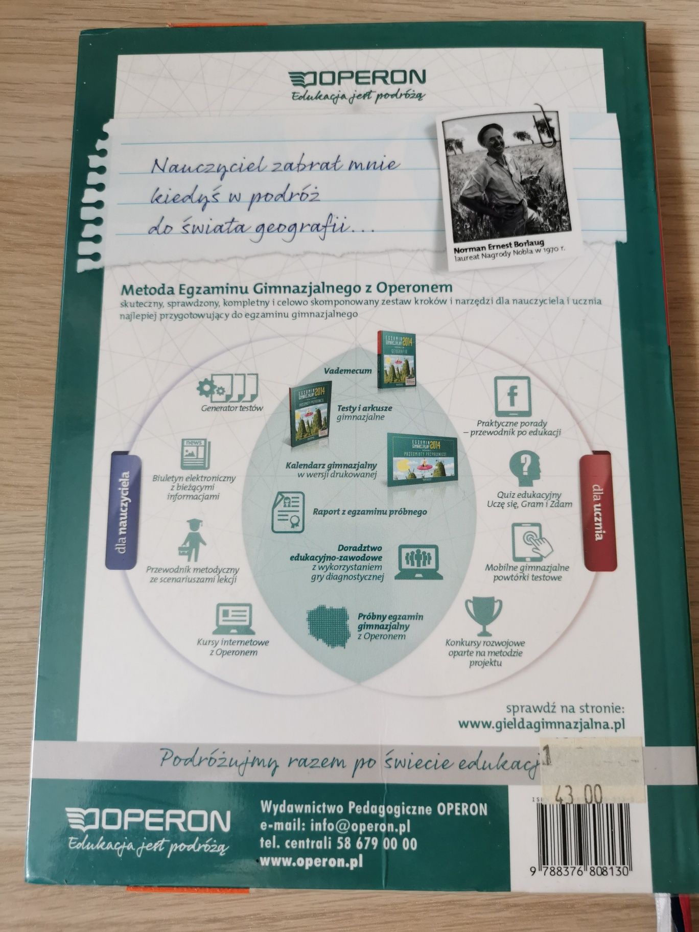 Vademecum operon Geografia 2014 egzamin gimnazjalny
