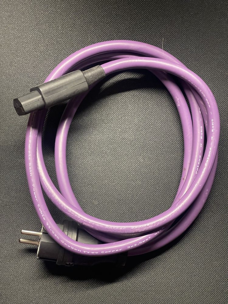 Kabel zasilający Melodika Purple Rain MDP 2m