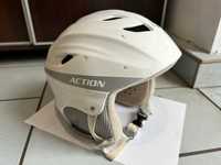 Kask Action rozm. S (52-55 cm) biały