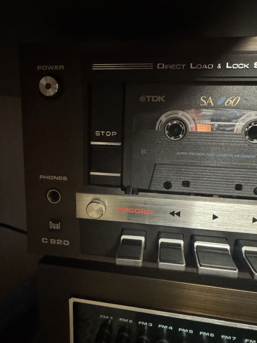 Wieża Dual amplituner, tuner i magnetofon