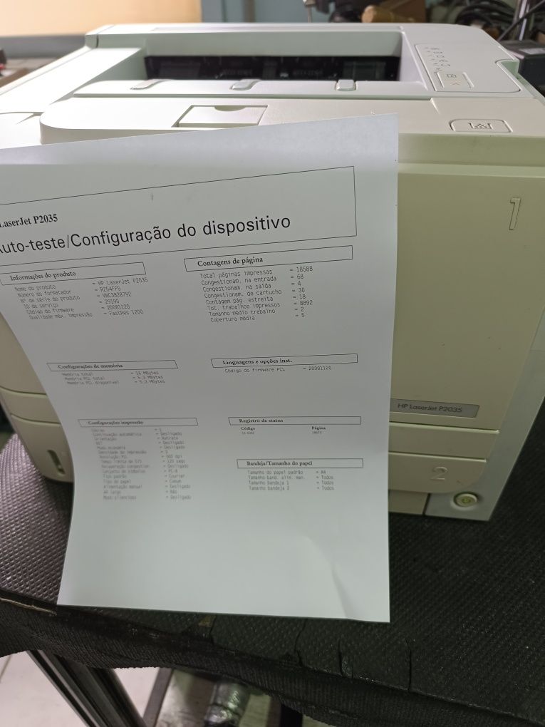 Vendo Hp laserjet p2035