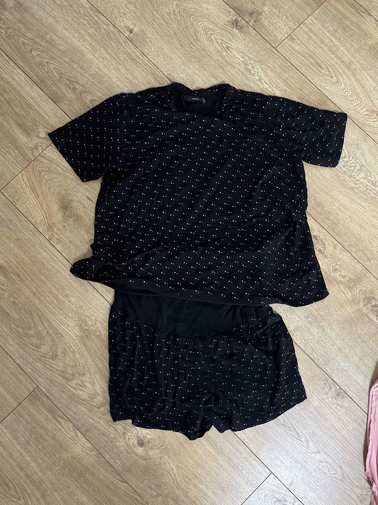 Zestaw piżama koszula nocna szlafrok ciążowe x5