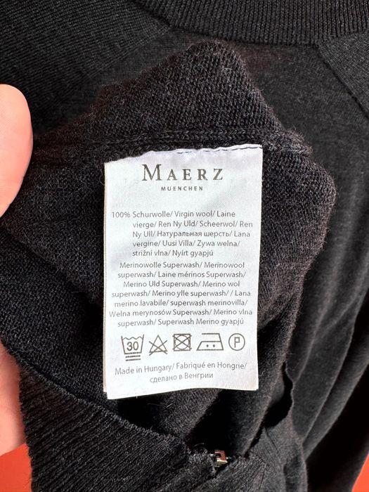 Maerz Wool вовняний світер светр кофта реглан бомбер розмір M L
