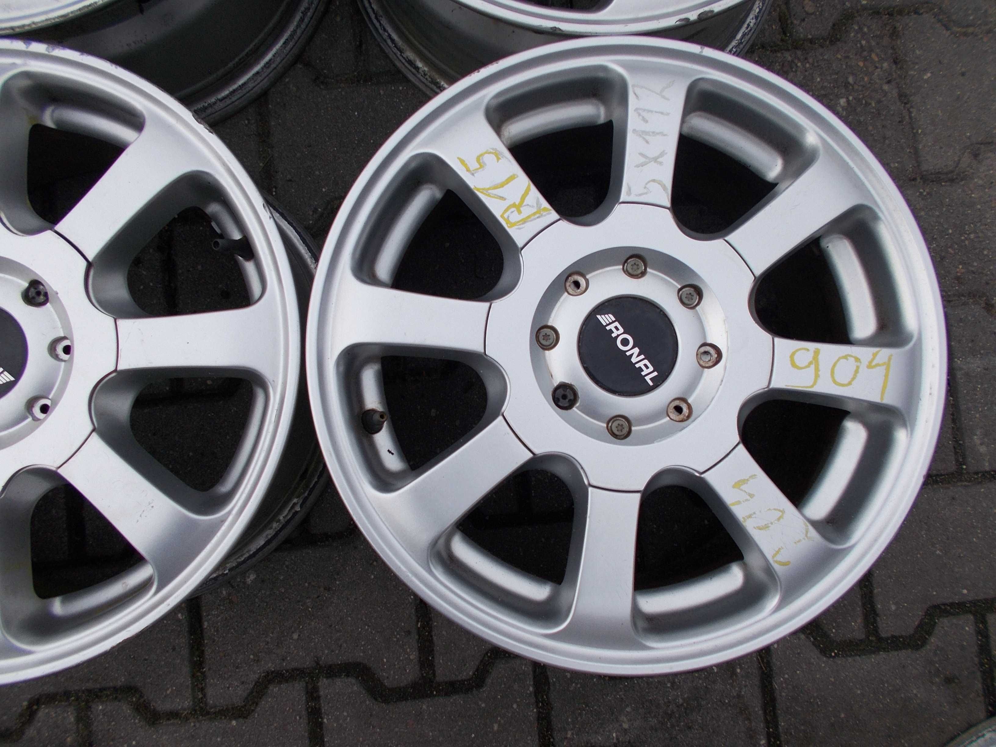 Felgi aluminiowe VW , SKODA  RONAL  5x112  7x15  ET45  Nr.904