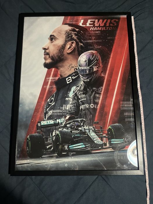 Oportunidade - Quadro grande do Lewis Hamilton