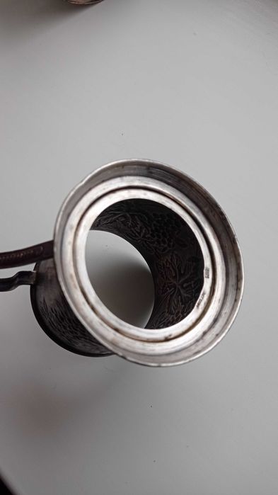 Подстаканники мельхиор. Космос. Виноград. Скань. Посеребряные .