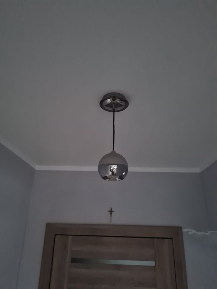 Lampa połysk srebrna