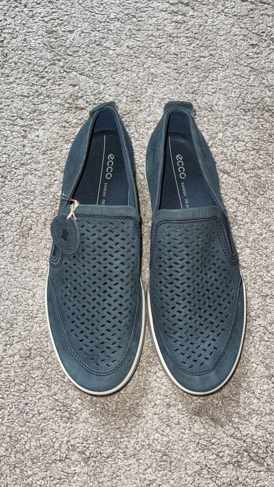 Слипоны, мокасины ecco collin 2.0 slip-on. оригинал. р.39