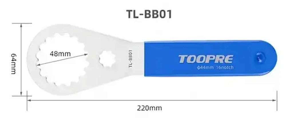 TOOPRE BB01 Klucz Do Suportów SHIMANO / TOKEN / PRESTINE i inne