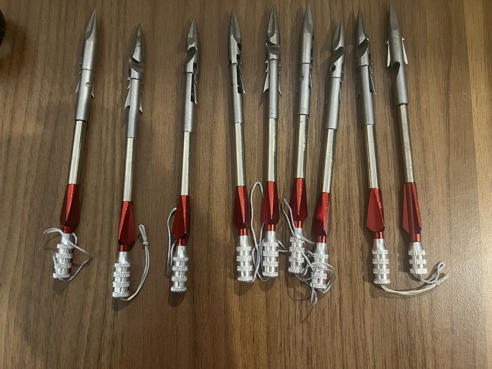 Proca nowa wędkarska metalowa strzały do procy bełty