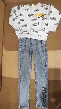 Одяг на хлопчика, джинси та кофтинка